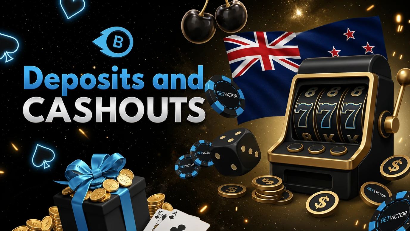 Deposits and cashouts at BetVictor for NZ players